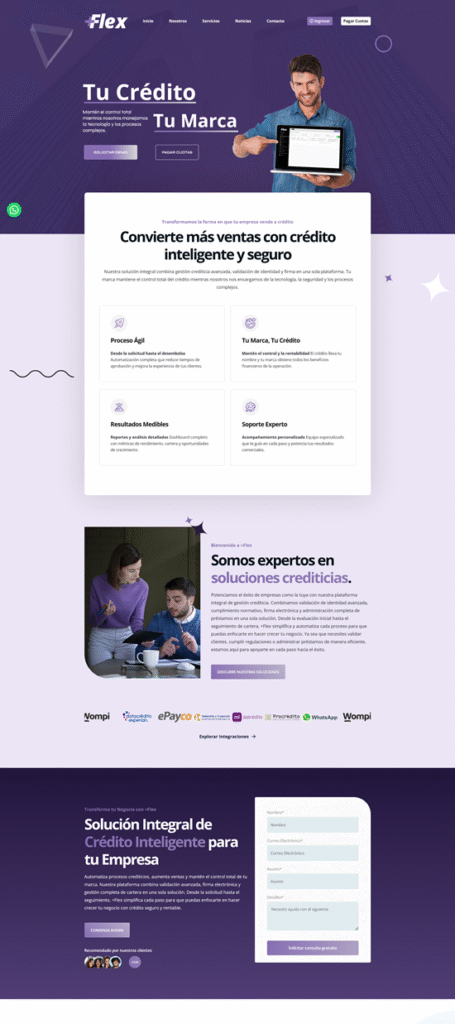 Gestión de créditos y cobranza Medellín +Flex